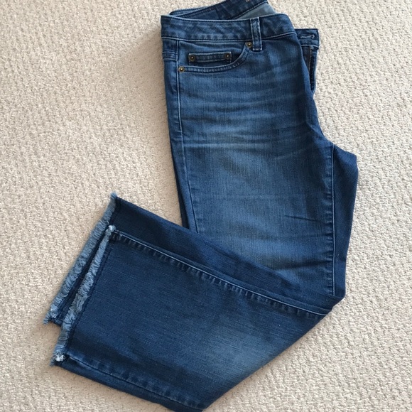 Michael Kors Denim - Michael Kors frayed edge jeans